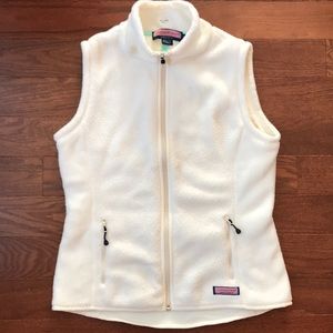 Vineyard Vines front- zip vest, size small